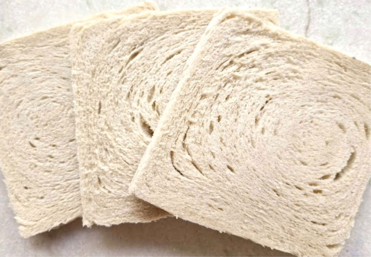 PÃO DE FORMA SEM CASCA SUPER BRANCA